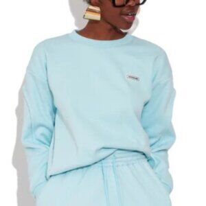 BBXBRAND Luxury Powder Blue Crewneck Sweatshirt